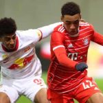 Jamal Musiala saat membela Bayern Munchen di laga kontra RB Salzburg