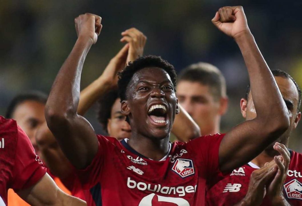 Jonathan David usai laga bersama Lille