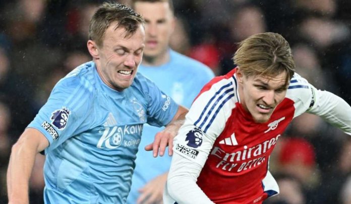 Martin Odegaard diganggu James Ward-Prowse