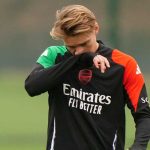 Martin Odegaard mulai kembali berlatih untuk Arsenal