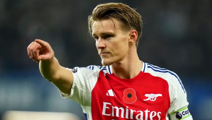 Martin Odegaard pemain Arsenal