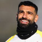 Mohamed Salah di sesi latihan Liverpool