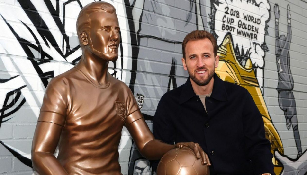 Patung Harry Kane diresmikan