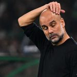 Pep Guardiola di laga Manchester City kontra Sporting