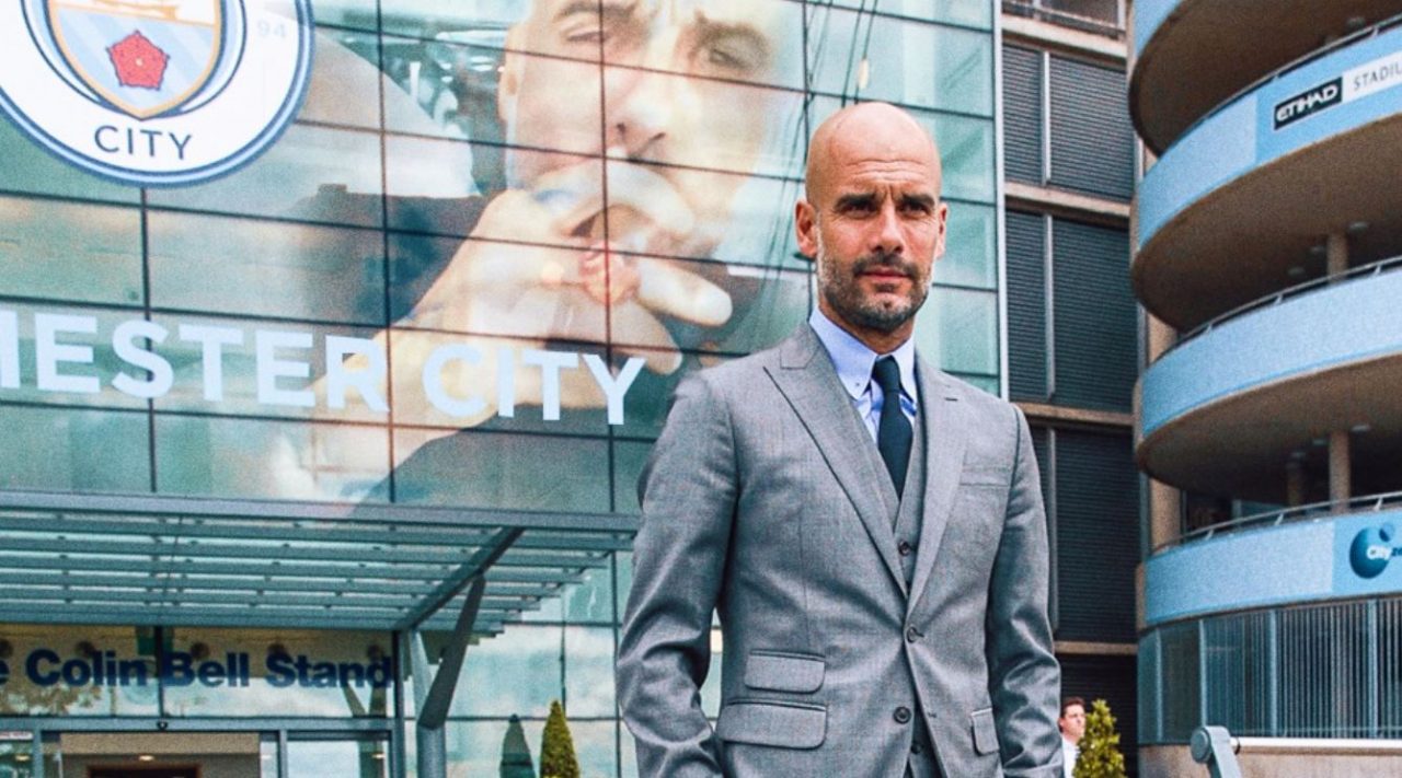 Pep Guardiola pelatih Manchester City