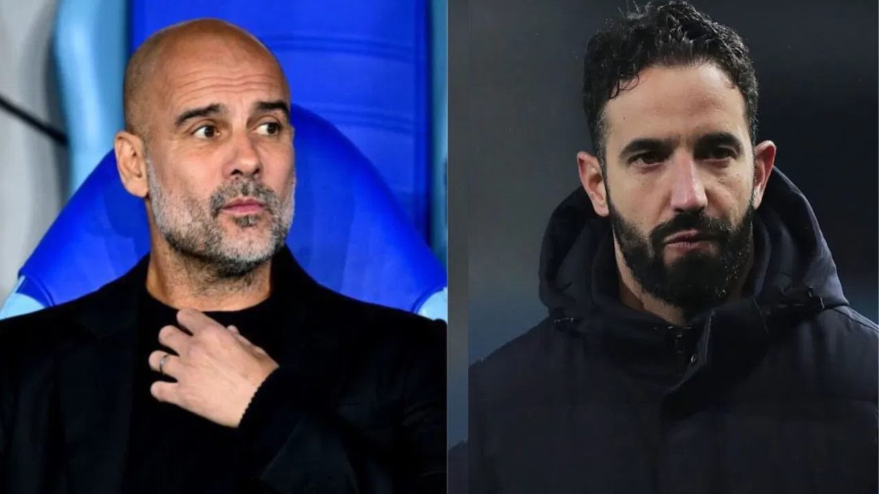 Pep Guardiola vs Ruben Amorim di laga Liga Champions