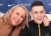 Phil Foden bersama ibunya yang dikenal suka pesta