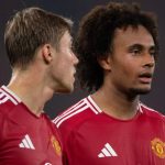 Rasmus Hojlund dan Joshua Zirkzee pemain Manchester United