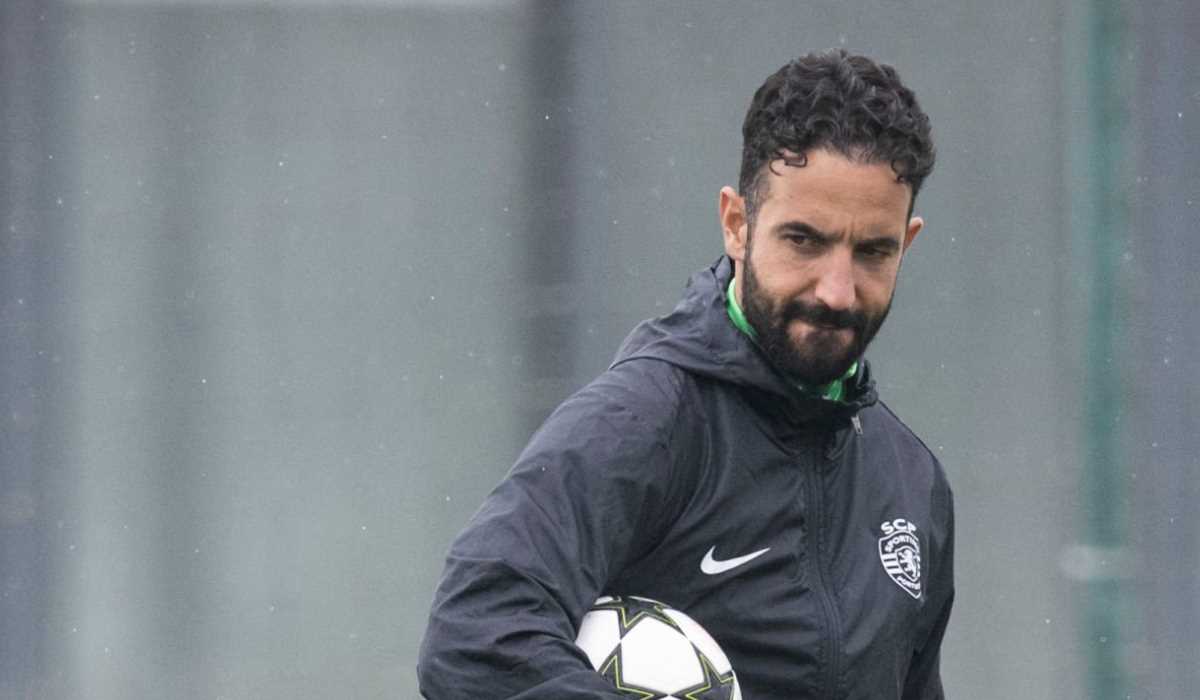 Ruben Amorim di sesi latihan tim Sporting CP