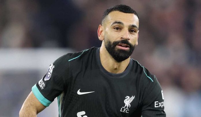 Aksi Mohammed Salah di laga kontra West Ham