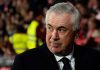 Carlo Ancelotti selama laga Real Madrid vs Girona