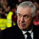 Carlo Ancelotti selama laga Real Madrid vs Girona