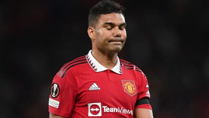 Casemiro pemain sepak bola Manchester United