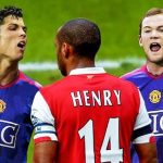 Cristiano Ronaldo, Thierry Henry, dan Wayne Rooney