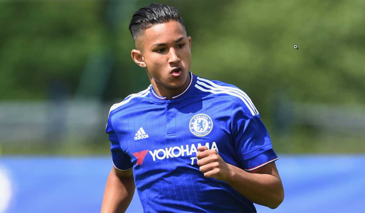 Faiq Bolkiah saat di akademi Chelsea