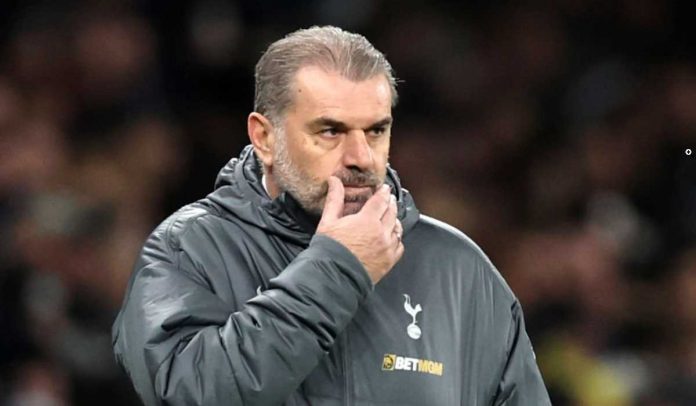 Gestur Ange Postecoglou di laga kontra Liverpool