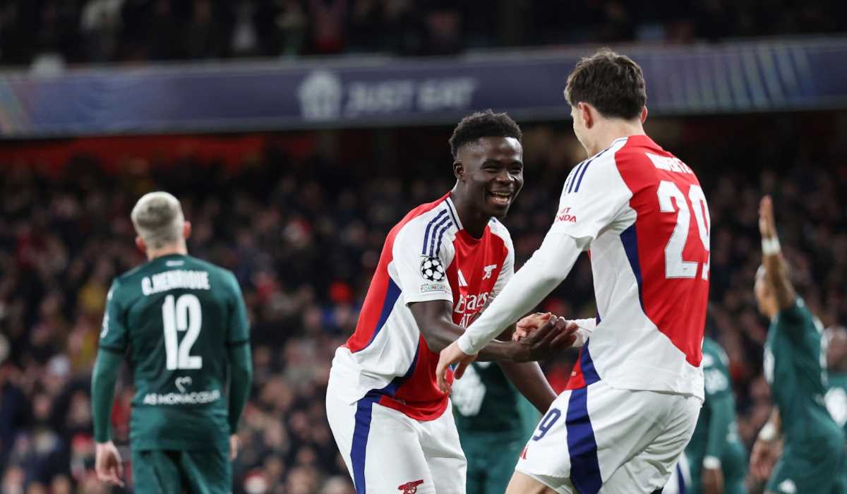 Hasil Arsenal vs AS Monaco