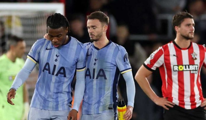 Hasil Southampton vs Tottenham Hotspur