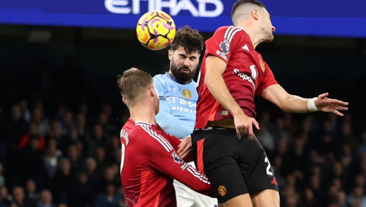 Josko Gvardiol cetak gol di pertandingan Manchester City vs Manchester United