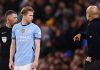 Kevin de Bruyne bersama Pep Guardiola