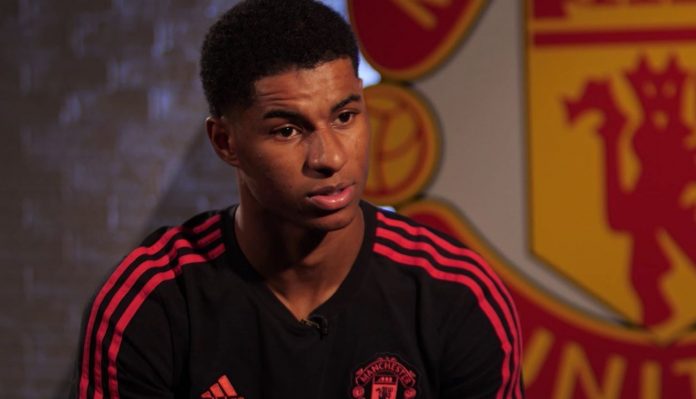 Marcus Rashford pemain bola Manchester United