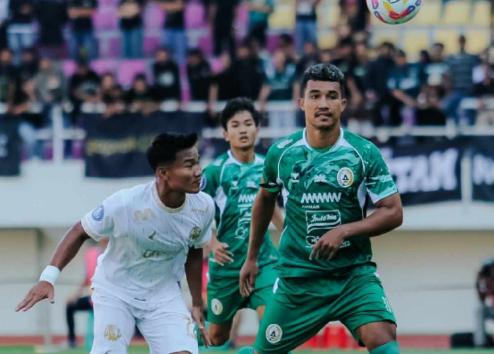 PSS Sleman saat secara mengejutkan kalahkan Arema 3-1