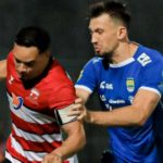 Pemain Persib Bandung saat bertemu Madura United