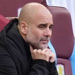 Pep Guardiola di laga Manchester City vs Aston Villa