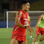 Ramadhan Sananta dalam sebuah sesi latihan Persis Solo