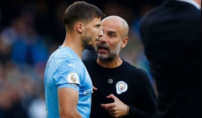 Ruben Dias pemain sepak bola Manchester City