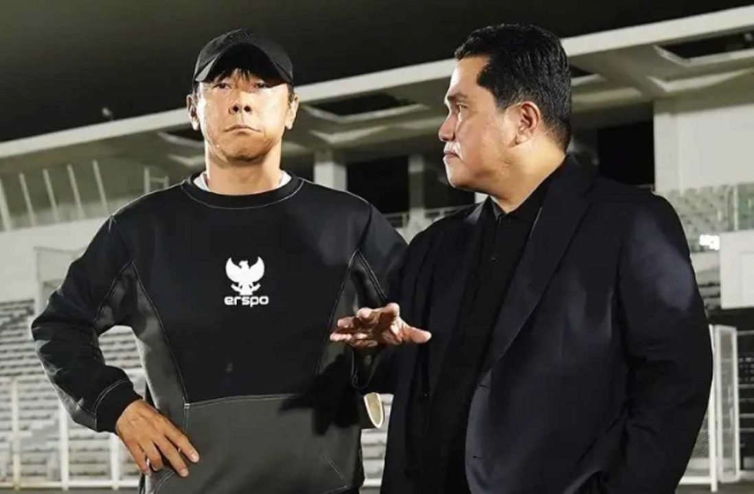 Shin Tae-yong dan Erick Thohir Siapkan Tim Hadapi Lanjutan Kualifikasi Piala Dunia