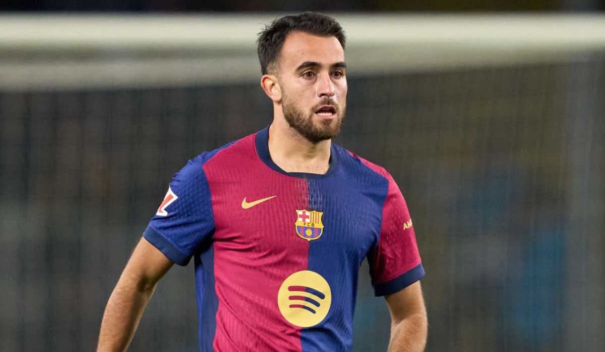 Aksi Eric Garcia di laga Barcelona vs Leganes di La Liga