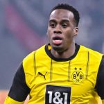 Aksi Jamie Gittens di laga Eintracht Frankfurt vs Borussia Dortmund