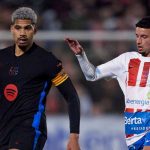 Aksi Ronald Araujo di laga kontra Basbastro