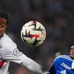 Angel Gomes di laga Strasbourg Alsace v LOSC Lille di Ligue 1