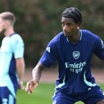 Ayden Heaven saat berlatih di tim muda Arsenal