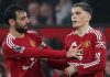 Bruno Fernandes dan Alejandro Garnacho pemain Manchester United