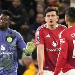 Casemiro berdebat dengan Harry Maguire dan Andre Onana