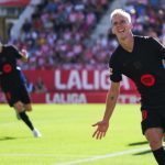 Dani Olmo dalam sebuah laga yang dilakoni Barcelona