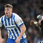 Evan Ferguson di laga Brighton vs Crystal Palace di Premier League