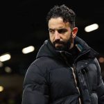 Gestur Ruben Amorim di laga kontra Newcastle United