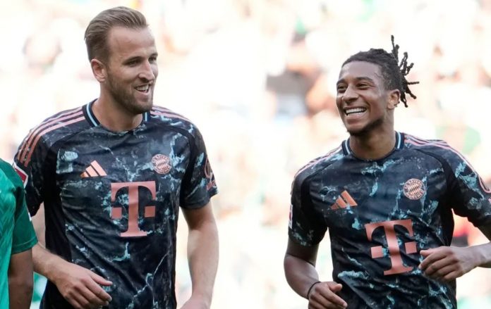 Harry Kane dan Minchael Olise bintang Bayern Munchen