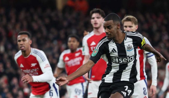 Hasil Arsenal vs Newcastle United