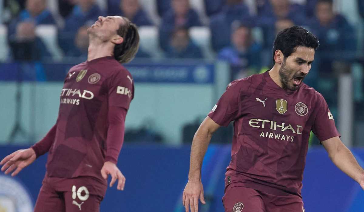 Ilkay Gundogan dan Jack Grealish lampiaskan kekecewaan di laga kontra Juventus di Liga Champions