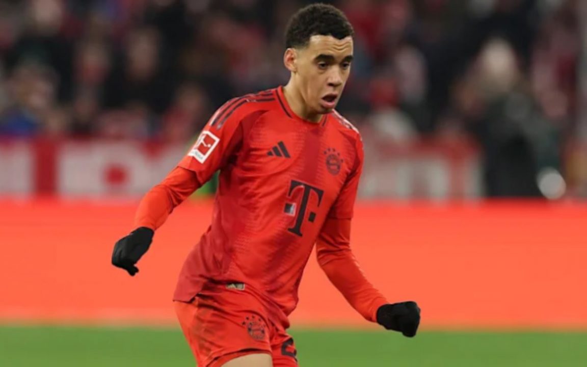 Jamal Musiala dalam sebuah laga yang dilakoni Bayern Munchen