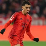 Jamal Musiala dalam sebuah laga yang dilakoni Bayern Munchen