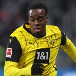 Jamie Gittens beraksi di laga Borussia Dortmund di Bundesliga