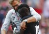 Jurgen Klopp bersama bintang Liverpool Sadio Mane