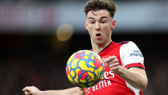 Kieran Tierney pemain Arsenal