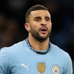 Kyle Walker di laga Manchester City v West Ham United di Premier League